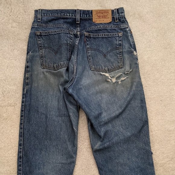 Vintage LEVI'S 550 jeans 12 regular - Picture 3 of 9